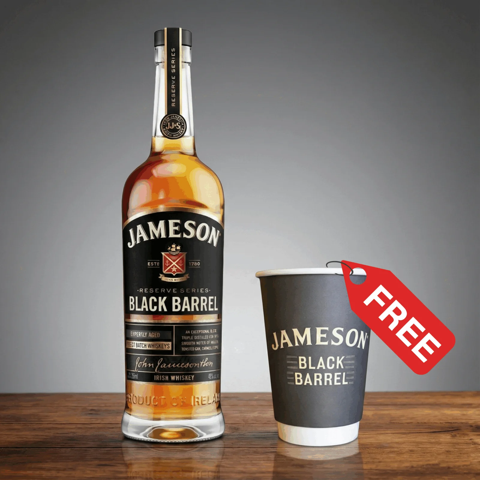 Jameson Black Barrel 750ml